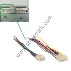 TOYOTA RAV4  TEYP ARKA BAĞLANTI SOKETLERİ     Radio Cd Mp3 Player Toyota RAV4 86120-42221 CQ-ET3872AJ 58827