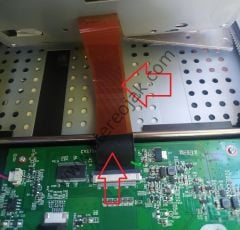 NEWFRON NF-N7850 İNDASH    PANEL  TURUNCU  FLEX     TFT PCB   ( C220102A0-02   TURUNCU FLEX   1715  )