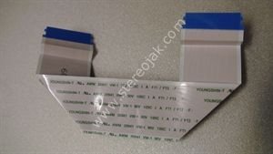FLAT-51  0004/T2F0409, AWM 20861, TV RIBBON CABLE, PANSONIC RIBBON CABLE, TC-P42X5, NEB, T2F