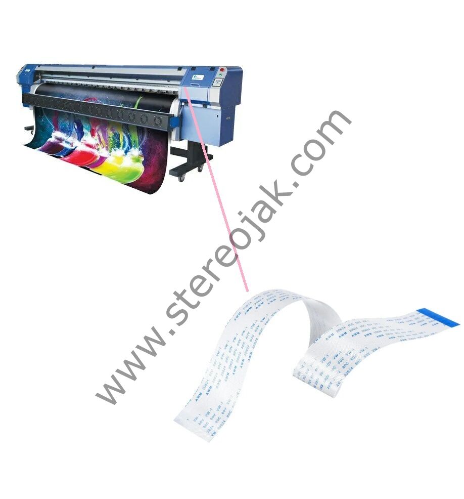 ALLWIN  KONICA  KM512 SOLVENT FLEX BASKI MAKİNASI   35 UZUNLUK  FLAT KABLO