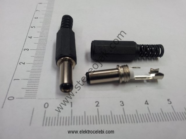 5.5x2.5mm adaptör jakı  standart kasa