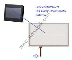 Exor eSMART07M   Dış Yüzey Dokunmatik  Bölümü     ( HMI )    ESMA07MU301      ( B2 AF1514 )    Dokunmatik
