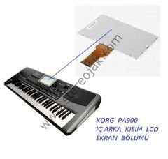 KORG PA900    İÇ ARKA KISIM LCD  EKRAN   BÖLÜLÜ     ( HS700V12B   V2   Nichia  )