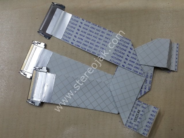 RISE  E338920  AWM 20696 80C 30V 30 PİN SOKETLİ TERS UCLU MONİTÖR KABLO  20CM