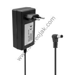 12 VOLT - 3 AMPER 5.5*2.5 MM UÇLU PLASTİK KASA PRİZ TİPİ ADAPTÖR