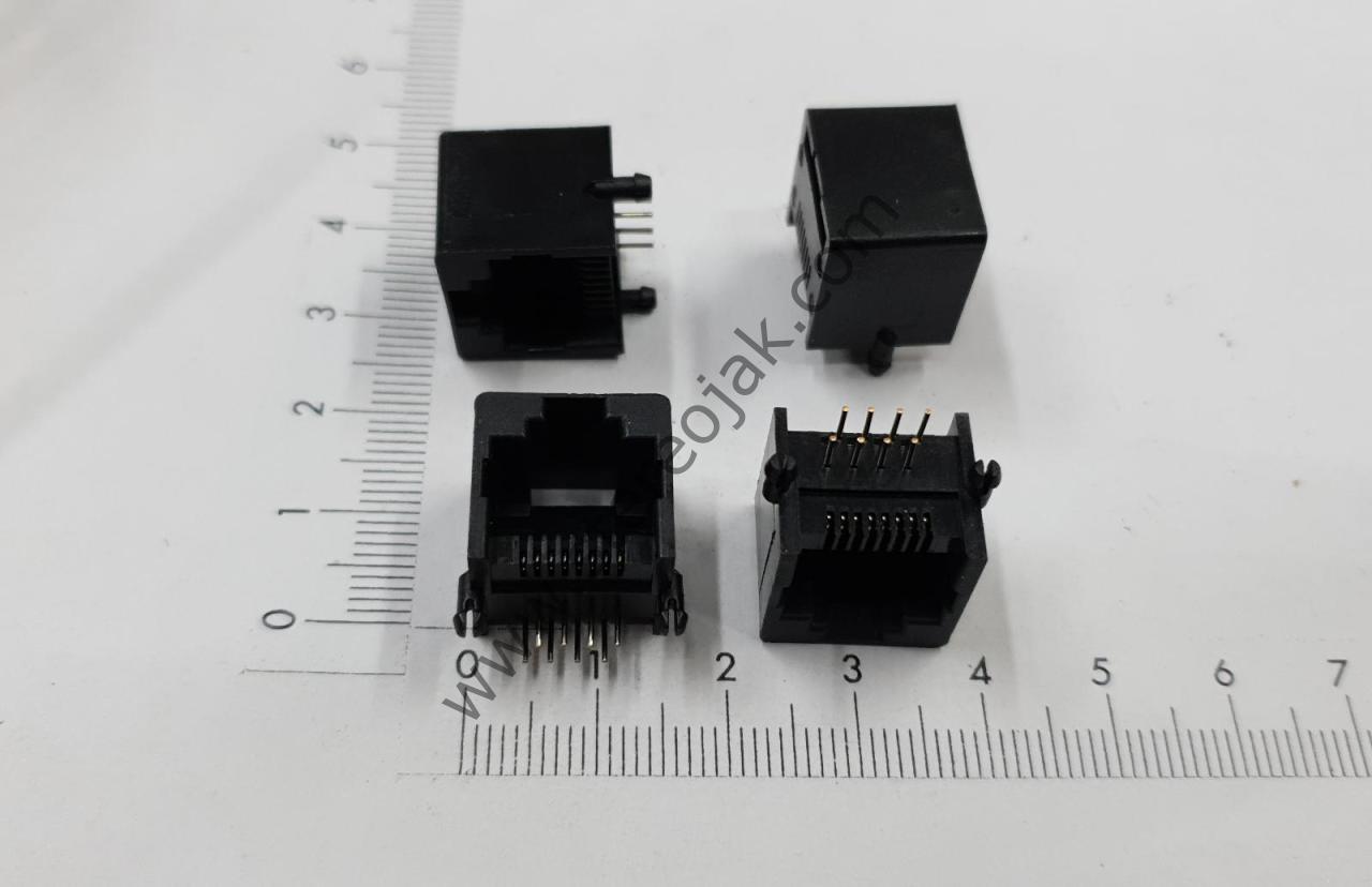 ETHERNET-10   90 DERECE  RJ/RC45 8P8C YUVA  1.45CMX1.3CMXH:1.45CM