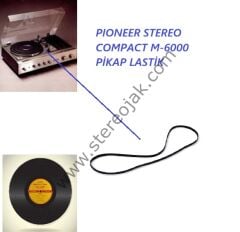 PIONEER STEREO COMPACT M-6000   PİKAP LASTİK   M6000    ( PIONEER  M  serisi  pikap lastiği )