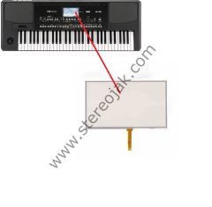 KORG   Pa300   Dış kısım dokunmatik