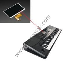 Pa300  Korg   İç , arka kısım  LCD EKRAN
