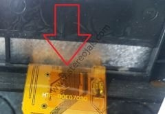 HTF07050-0301PTK       Piranha 7785 UYUMLU  ARKA  İÇ KISIM  LCD  EKRAN    ( UZUN FLEX EKRAN )
