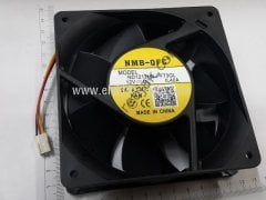 KARE  12X12X3.8 CM   DC12V 040AMPER  ÇİFT RULMAN YATAKLI  UZUN ÖMÜLÜ FAN