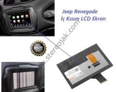 Jeep Renegade  İç Kısım  Lcd Ekran ve Dokunmatik Yüzey   ( 1.sınıf  Lcd ekran )