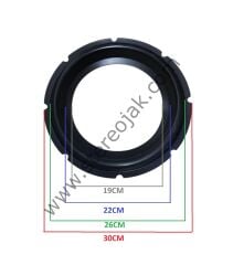 30cm - DİK KENAR - KÖRÜK 1.KALİTE ( Dalga Yüksekliği Zeminden Tepeye - 2.4 CM - )