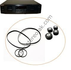 Sony TC-WE835S  Dek Teyp  Komple Lastik Seti
