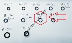 ( A-15 ) 15mm X 10mm X 2.3mm X 2mm Teyp Makara Lastiği , Kasnak Lastiği A-15 Model