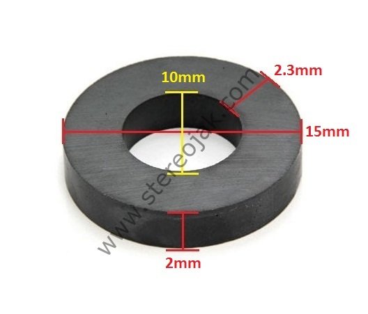 ( A-15 ) 15mm X 10mm X 2.3mm X 2mm Teyp Makara Lastiği , Kasnak Lastiği A-15 Model