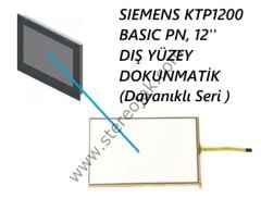SIEMENS KTP1200 BASIC PN, 12''    Dış Yüzey   Dokunmatik   Bölümü  ( Dayanıklı Seri  Kalın Cam )