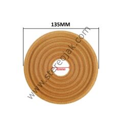 No:3  Bombeli Sarı Spider ( 20 cm için ) - ( Genişlik : 135 mm - Bobin Çapı : 40 mm - Yükseklik : 10mm - ) , Hoparlör Spider , Hoparlör Diyafram , Hoparlör Kağıtı