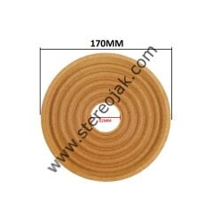 No:6 Bombeli Koyu Sarı Spider - ( Genişlik : 170 mm - Bobin Çapı : 62 mm - Yükseklik : 7.5 mm - ) , Hoparlör Spider , Hoparlör Diyafram , Hoparlör Kağıtı