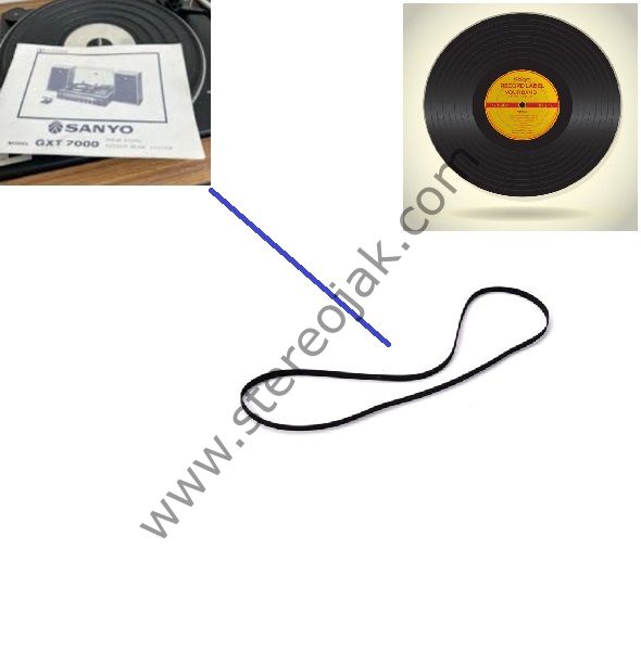 SANYO   Stereo Music System GXT 7000    Pikap  Lastiği