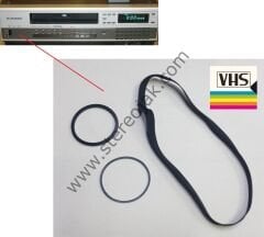 VHS Telefunken VR530   ( VHS  Video Lastik Seti )    3' LÜ  TAKIM