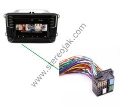 VW  MIB STD2 PQ +/NAV      5K7  035 200D      VWZAZ2R        YD7       ( ARKA TEYP SOKETİ  - GÜÇ SOKETİ  - POWER KABLOSU )