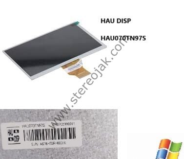 HAU070TN97S     LCD  EKRAN       S/N     A676-59R-00016        7DD1+1  FPC       HAU DISP