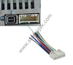 NİSSAN JUKE  TEYP SOKETİ  AGC-0071RF-D         JUKE 2011-2013 TEYP ARKA SOKETİ