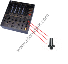 DJM-600     Effect Select / Channel CH Select Knob Button   Düğmesi ( DJM 600 DÜĞME )      TEK ADET