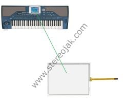 KORG  PA800   DIŞ KISIM  DOKUNMATİK  (   1.SINIF   DAYANIKLI DOKUNMATİK )