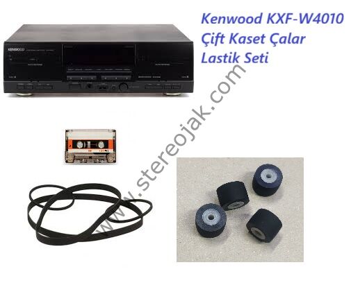 Kenwood KXF-W4010   Çift Kaset Çalar  Komple Lastik Seti