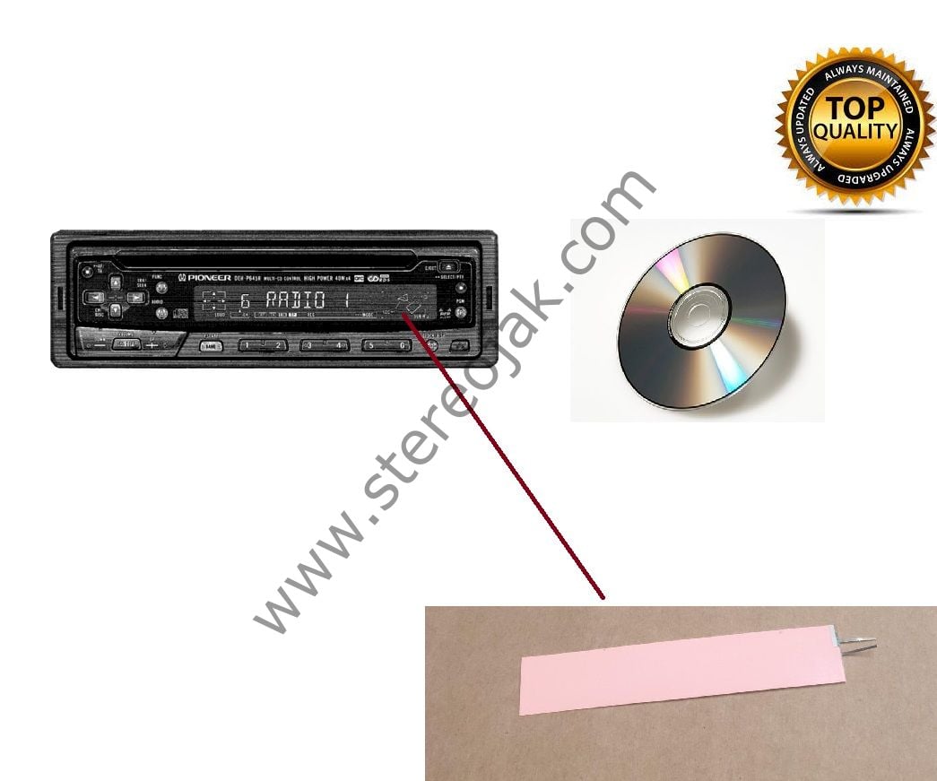 Pioneer CD-Player DEH-P645R  iç kısım aydınlatma florasan