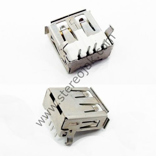 USB DİŞİ YUVA  A 4 PİN 90 DERECE