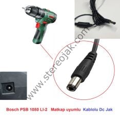 Bosch PSB 1080 LI-2   Matkap uyumlu  Kablolu Dc Jak