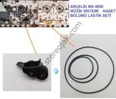 ARÇELİK MS 4850 MÜZİK SİSTEMİ    KASET BÖLÜMÜ İÇİN LASTİK SETİ