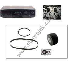 TC-KE600S   SONY   TEK KASET ÇALAR   DEK TEYP  UYUMLU   3 LÜ   LASTİK SETİ