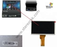 AVGO AVG U 1715 INDASH    İÇ KISIM LCD EKRAN   ( WD070PHT50AE-B2 )   ( WD070AEA103A )