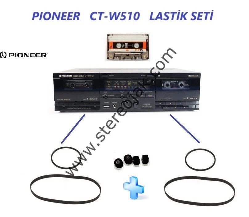 Pioneer CT-W510     Çift Kaset  Dek  Mekanik (CT-W510)  Uyumlu Lastik Takımı