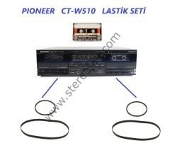 Pioneer CT-W510     Çift Kaset  Dek  Mekanik  Uyumlu Lastik Takımı