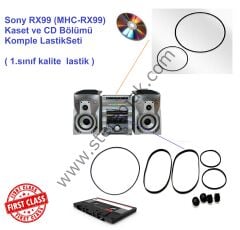 Sony RX99 (MHC-RX99)  Kaset ve CD Bölümü  Komple LastikSeti  ( 1.sınıf kalite  lastik )