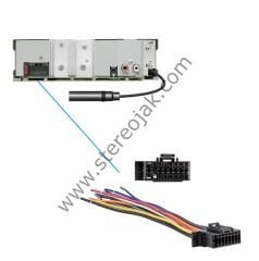 Kenwood KMM-BT408    Power soketi