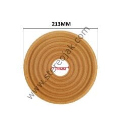 No:9 Bombeli Koyu Sarı Spider - ( Genişlik : 213 mm - Bobin Çapı : 100 mm - Yükseklik : 10 mm - ) , Hoparlör Spider , Hoparlör Diyafram , Hoparlör Kağıtı
