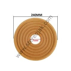 No:10 Koyu Sarı Spider - ( Genişlik : 240 mm - Bobin Çapı : 75 mm - Yükseklik : 8 mm - ) , Hoparlör Spider , Hoparlör Diyafram , Hoparlör Kağıtı