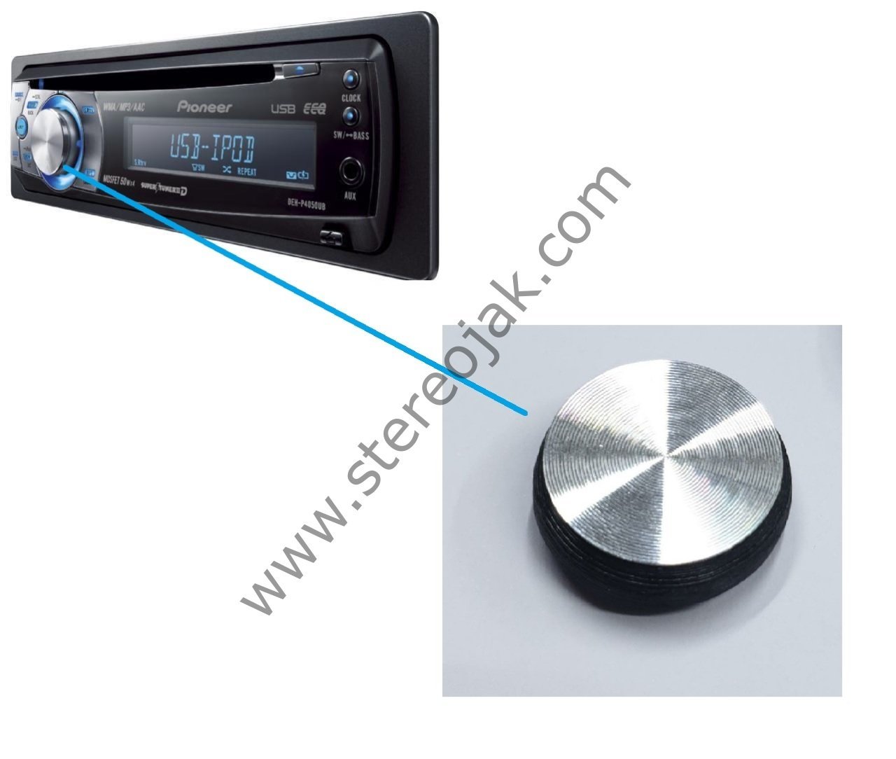 DEH-P4050UB     DIŞ KISIM JOİSTİK DÜĞMESİ   ( MUADİL ÜRÜN )