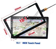 10.1   INCH  OTO TEYP DOKUNMATİK  ( KALIN  DAYANIKLI SERİ CAM )
