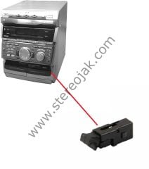 Sony Müzikseti  RX serisi   uyumlu  mandal  kaset kapak tutucu mandal  RX88  RX-90   RX-99 Üstten Kancalı Kapak Mandalı Teyp Aç Kapak Kilidi