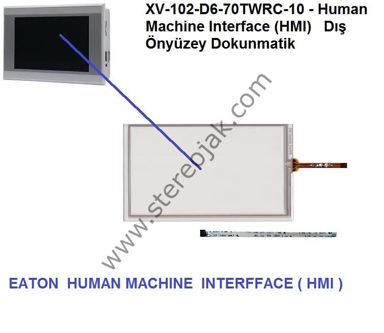 XV-102-D6-70TWRC-10 -  Eaton  Human Machine Interface (HMI)   Dış Önyüzey Dokunmatik