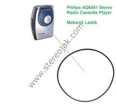 Philips Walkman Uyumlu Lastik     AQ6581 Stereo Radio Cassette Player  Mekanik Lastik