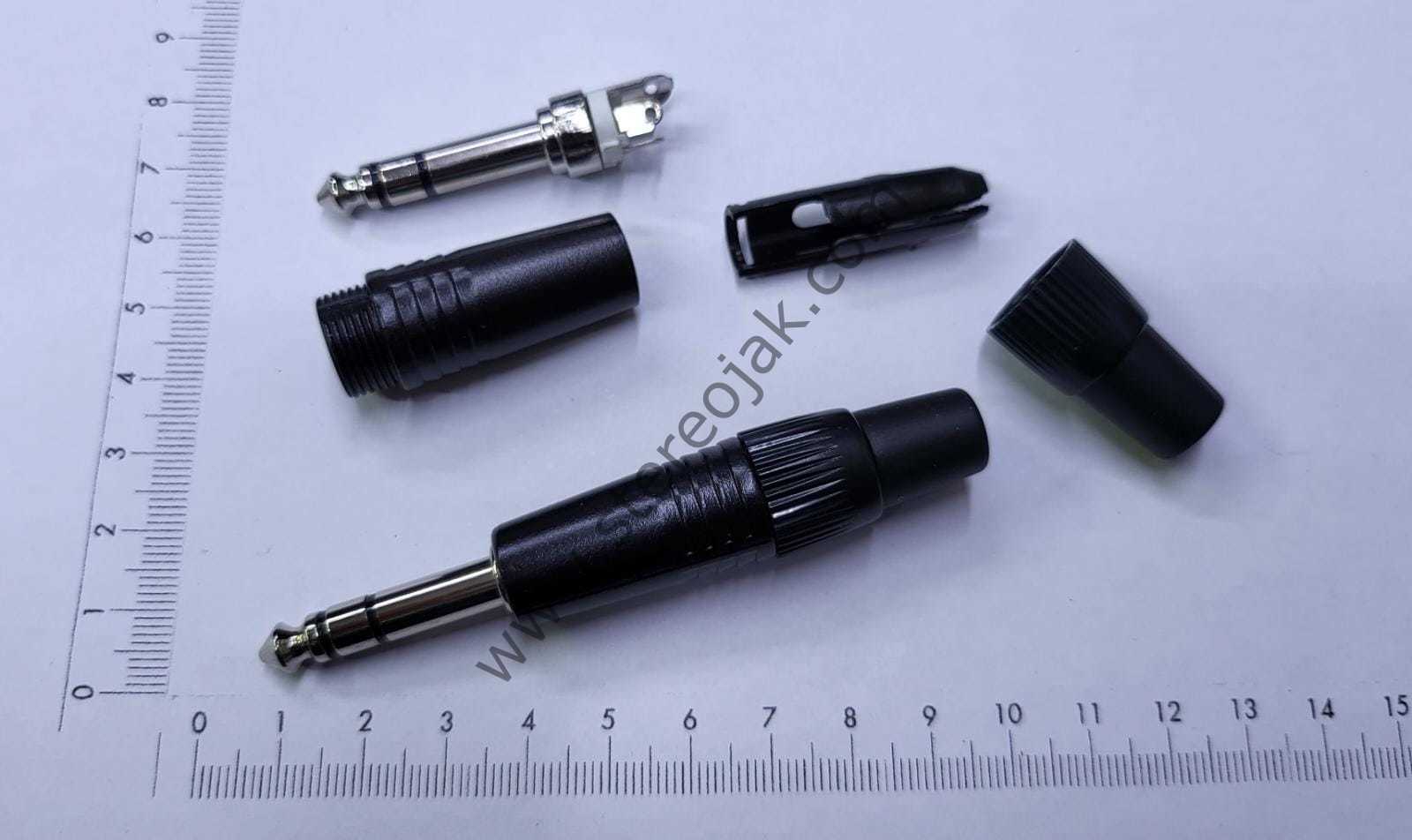 Neutrik Stereo Jak Fiş , 3 Kutuplu Stereo , 6.3mm Kaliteli