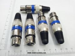 XLR CANON JAK DİŞİ KALİTELİ TAİWAN 25 ADET